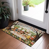 cheap Doormats-Painting Rabbits Doormat Floor Mats Washable Rugs Kitchen Mat Non-Slip Oil Proof Rug Indoor Outdoor Mat Bedroom Decor Bathroom Mat Entrance Rug