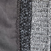 baratos suéter cardigã masculino-Homens Sueter Cardigan Suéter com zíper Cardigã Chunky Estriado Tricotar Cropped Bolsos laterais Bloco de cor Colarinho Chinês Aquecimento Contemporâneo Moderno Casual Roupa Diária Roupa Outono