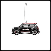 halpa Riipukset ja koristeet-2kpl mini cooper yleisauto aromaterapia riipus tuoksuva tabletti tarrat erikoisilmanraikastin auton sisustustarvikkeet