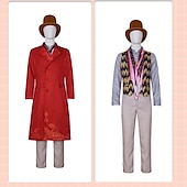 abordables Disfraces para hombres-Charlie y la fábrica de chocolate Wonka Willy Wonka Traje de cosplay Accesorios Cosplay Cosplay de película for Hombre Adulto Mascarada