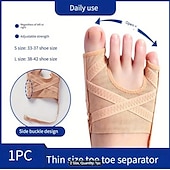 abordables Cuidado Personal &amp; Salud-1 par de calcetines correctores de dedos, separador superpuesto de dedos, zapatos transpirables ultrafinos, usables para hombres y mujeres ajustables
