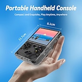 お買い得  ゲーム機器-anbernic rg35xx プラスレトロハンドヘルドゲームコンソール linux システム 3.5 インチ ips スクリーンポータブルポケットビデオプレーヤー