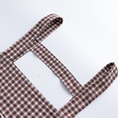 abordables Tablier-Tablier 100% coton respirant pour un usage domestique, cuisine, mode féminine d&#039;été, jolie version japonaise et coréenne du tablier, imprimé de travail anti-taches d&#039;huile