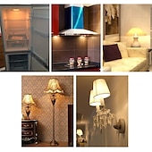 رخيصةأون أضواء الذرة LED-g9/e11/e12/e14e/ba15d لمبة led 7w 3000k أبيض دافئ/6000k أبيض 120v لا وميض لثريات الإضاءة المنزلية التطبيقات المنزلية 700lm (2 حزمة)