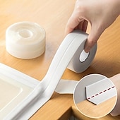 economico Gadget bagno-1 rotolo di striscia di mastice per WC impermeabile a prova di muffa, nastro sigillante autoadesivo per il bagno, nastro impermeabile per il bagno per prevenire umidità e muffa, bellissimi adesivi per