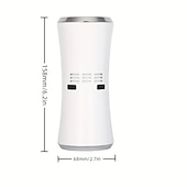cheap Humidifiers &amp; Dehumidifiers-Car Negative Ion Air Purifier Air Deodorizer Small Office Home Odor Removal Deodorant Machine Negative Ion Purifier Car Air Fresheners