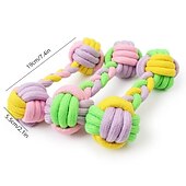 cheap Dog Toys-1pc Teeth Cleaning Braided Rope Knot Pet Toy Dog Chew Durable Toy For Cat And Dog Teeth Cleaning Supply