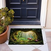 cheap Doormats-Mushrooms Forest Doormat Floor Mats Washable Rugs Kitchen Mat Non-Slip Oil Proof Rug Indoor Outdoor Mat Bedroom Decor Bathroom Mat Entrance Rug