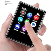 Χαμηλού Κόστους MP3 player-φορητό mp3 player bluetooth hifi στερεοφωνικό πρόγραμμα αναπαραγωγής μουσικής 1,8 ιντσών οθόνη αφής mp3 player φοιτητικό walkman mini αναπαραγωγή βίντεο mp4