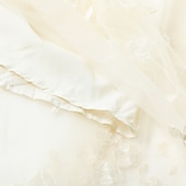 economico Gonne semplici-Per donna Gonna Altalena a dondolo Gonne da lavoro Gonna lunga Medio Gonne Pizzo Con ricami Multistrato Tinta unita Ufficio / Business Giornaliero Primavera &amp; Autunno Poliestere Elegante Lungo Estate
