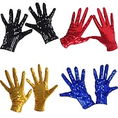 levne Příslušenství a další-Večerní rukavice Rukavice Retro 80. léta Polyester Pro Disko Kostýmová hra Karneval Pánské Dámské Kostýmní šperky Módní šperky