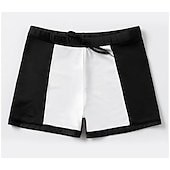 preiswerte Herren Badehosen-Herren Boardshorts Badeshorts Bademode Strand Schwimmbad Atmungsaktiv Schnelltrocknend Elastische Taille Punkt Kurz Sport Brautkleider schlicht Sportkleidung Weiß Rote Mikro-elastisch