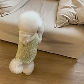 halpa Takit-Koirat Kissat Takit Takki Muoti söpö tyyli Talvi Lämmin Pehmeä Pestävä Mukava ulko- Urheilu Koiran vaatteet for Bichon Frise Villakoira Pomeranian Pienelle lemmikille papillon