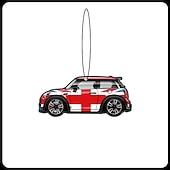 halpa Riipukset ja koristeet-2kpl mini cooper yleisauto aromaterapia riipus tuoksuva tabletti tarrat erikoisilmanraikastin auton sisustustarvikkeet