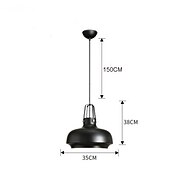 お買い得  Øylys-35 cm Pendant Lantern Design Pendant Light Metal Painted Finishes Modern 110-120V 220-240V