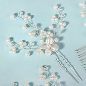 preiswerte Hochzeit Kopfschmuck-Haarkämme Kopfbedeckung Künstliche Perle Aleación Hochzeit Cocktail Elegant Luxus Mit Kunstperlen Pure Farbe Kopfschmuck Kopfbedeckung