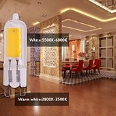 halpa LED-maissilamput-g9 led-lamput 2/4w 20/40w halogeenivastaava 3000k lämmin valkoinen/6000k valkoinen kodin valaistukseen kattokruunut kotikäyttöön 5 kpl