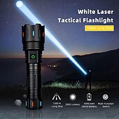 זול אורות עבודה-פנסים נטענים LED פנס טקטי בהיר סופר בהיר, פנסים כף יד ניתנים להגדלה בקיבולת עוצמה גבוהה עבור חירום מתנה לקמפינג טיולים
