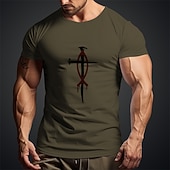  Homme Foi T-shirt 100% Coton Manche Courte Graphique Chemise Rouge T-shirt confortable Sport en Plein Air Fête Vêtements de créateurs de mode