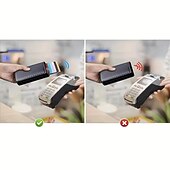 cheap Storage &amp; Organization-8-cards Men&#039;s Wallet Card Holder, Minimalist, RFID Anti-theft Scan Pop-up Aluminum Alloy Card Box
