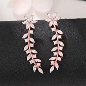 economico Orecchini-Per donna Orecchini a bottone Orecchini a goccia Orecchini a cerchio geometrico Forma di fiore Elegante Vintage stile sveglio Moda Semplice Orecchini Gioielli Argento / Oro rosa / Oro Per Matrimonio