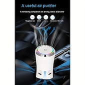 cheap Humidifiers &amp; Dehumidifiers-Car Negative Ion Air Purifier Air Deodorizer Small Office Home Odor Removal Deodorant Machine Negative Ion Purifier Car Air Fresheners
