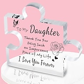 cheap Gifts-1pc, Gifts For Women, Engraved Puzzle Acrylic Plaque 3.94 X 3.94 Inch (About 10 X 10 Cm), Birthday Gifts For Women Friendship, Friendship Gifts For Women Men Girls Her, Gifts For Good Friends.