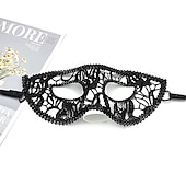 billige photobooth rekvisitter-10 stk blondermaske for voksen fest halvansiktsmasket ball kvinners halloween rekvisitter svart morsom øyemaske