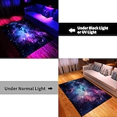 abordables Tapis Blacklight-Tapis à lumière noire, réactif aux UV, brille dans le noir, tapis de cuisine, antidérapant, résistant à l&#039;huile, univers trippy, tapis de sol, tapis de salon, intérieur et extérieur, décoration de