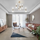 Χαμηλού Κόστους Σχέδιο Sputnik-led μενταγιόν 55/100cm φωτιστικό οροφής ρυθμιζόμενο ύψος μενταγιόν μοντέρνο φωτιστικό οροφής μέσα του αιώνα για σαλόνι, τραπεζαρία, κουζίνα