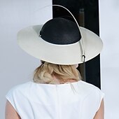 billiga Partyhatt-hattar fiber bowler / cloche hatt solhatt bröllop avslappnad elegant bröllop med fjäder huvudbonader huvudbonader