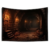 billiga landskap gobeläng-underjordisk grotta hängande gobeläng väggkonst stor gobeläng väggmålning dekor fotografi bakgrund filt gardin hem sovrum vardagsrum dekoration