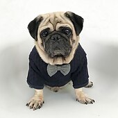 voordelige Truien-Honden Katten Truien Trui Modieus leuke Style Winter Warm Zacht Wasbaar Comfortabel Buiten Sport Hondenkleding for Bichon Frise Poedel pomeranian kleine huisdieren Vlinder