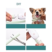 お買い得  犬用首輪＆ハーネス＆リード-ネズミ 犬用 ウサギ 反射バンド ライトアップ首輪 アンチロストトラッカーカラー 反射 調整可能 携帯用 充電式 安全用具 生活 アウトドア ハンティング ランニング ソリッド ハスキー犬 ラブラドール エスキモー犬 1個