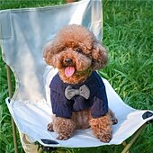 voordelige Truien-Honden Katten Truien Trui Modieus leuke Style Winter Warm Zacht Wasbaar Comfortabel Buiten Sport Hondenkleding for Bichon Frise Poedel pomeranian kleine huisdieren Vlinder