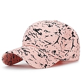 billiga Baseballkeps herr-Unisex Basebollkeps Solhatt Svart Vit Polyester Mode Ledigt Minimalism Utomhus Semester Grafisk Graffiti Justerbara Solskyddskräm Mode