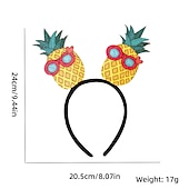 billige photobooth rekvisitter-instagram sommertema flamingo pannebånd pryder coconut tree beach hawaiian pannebånd