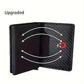 cheap Storage &amp; Organization-8-cards Men&#039;s Wallet Card Holder, Minimalist, RFID Anti-theft Scan Pop-up Aluminum Alloy Card Box