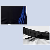 preiswerte Herren Badehosen-Herren Boardshorts Badeshorts Bademode Strand Schwimmbad Atmungsaktiv Schnelltrocknend Elastische Taille Punkt Kurz Sport Brautkleider schlicht Sportkleidung Weiß Rote Mikro-elastisch