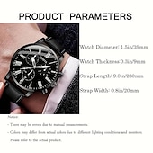economico Orologi al quarzo-1pc Orologio Quartz da Uomo in Lega Rotondo  1pc Bracciale Accessori da Uomo