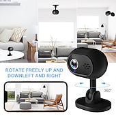 abordables Caméras IP d&#039;intérieur-A4 mini ip wifi caméra sans fil maison bébé moniteur 1080p hd version nocturne micro enregistreur vocal surveillance caméra de sécurité