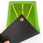 abordables Sports et loisirs de plein air-Nouveau coussin de frappe de golf à fond en caoutchouc, pièce de balle, coussin de détection de trajectoire de swing de golf