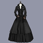 economico Vestiti-Retrò Vintage Vittoriano Edwardian Vestito Gonna Giacca Principessa Sposa Per donna Mascherata Teatro Eventi di Dickens Carnevale di Venezia Adulti Vestito