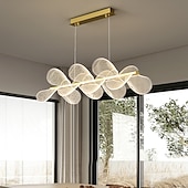 ieftine Lumini insulare-candelabru de tavan, candelabru cu led modern, candelabru pentru sufragerie, candelabru modern, simplu, atmosferă de lumină, gospodărie, fluture, lampa de sufragerie, rețea de lămpi cu pandantiv,