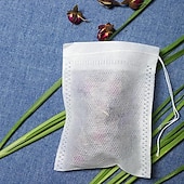 cheap Kitchen Utensils &amp; Gadgets-100pcs Disposable Tea Bags Non-Woven, Transparent, And Perfect For Spices! for Hotels,Restaurant, Bulk Kitchenware&amp;Tableware
