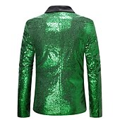 cheap Outfits-Retro Vintage Rococo Baroque Suits &amp; Blazers Gentleman Sequins Men&#039;s Masquerade Party / Evening Pride Parade Pride Month Adults&#039; Coat