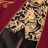 economico Capispalla-Punk &amp; Gotico Medievale Steampunk Cappotto Trench Abbigliamento esterno Principe Medico della peste Nobile Tinta unita Per uomo Reale Stile Steampunk Carnevale Mascherata Festa / Sera Adulti Cappotto