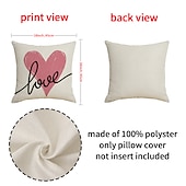abordables Housse de coussin de vacances-Housse de coussin carrée douce décorative à double face pour mariage 4PCS Housse de coussin carrée pour chambre salon canapé fauteuil
