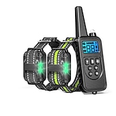 baratos Colares de Treinamento-Coleira de treinamento para cães sem choque Coleira vibratória para cães com alcance de 2.000 pés ipx7 Coleira vibratória à prova d'água para cães sem choque / coleira com controle remoto para 11-110