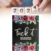 رخيصةأون هدية عيد الأم للنساء-تقويم كرات القطط 2024 تقويم مضحك على شكل قطة 12 شهرًا تقويم كرات القطط الجديد تقويم جداري على شكل كرة قطة مضحكة 2024 هدية الكريسماس